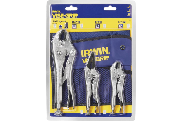 Набор пассатижей с фиксатором Irwin 3шт. 10WR/6LN/5WR TVG73