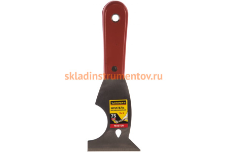 Многофункциональный шпатель с пластмассовой ручкой STAYER 10031