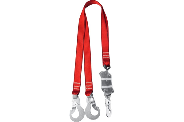Двухплечный строп ЗУБР СЛА-2, капроновая лента, с амортизатором, 11587