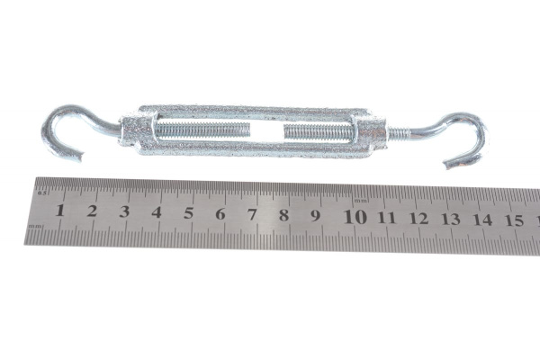 Талреп STAYER DIN 1480, крюк-крюк, М6, 15 шт, оцинкованный, 30525-06 Талреп STAYER DIN 1480, крюк-крюк, М6, 15 шт, оцинкованный, 30525-06