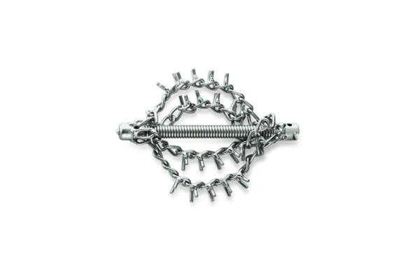 Цепная насадка, 4 цепи с шипами без кольца для спирали 22 мм, 60 мм Rothenberger 72299