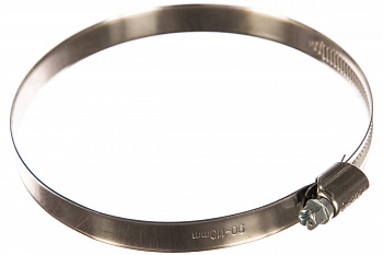 Хомуты Зубр ЭКСПЕРТ из нержавеющей стали с накатной лентой НЛ-12, 90-110мм, 50шт 37822-90-110-50