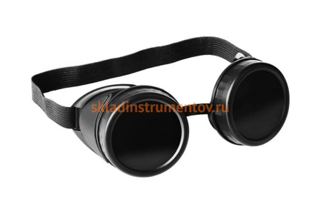 Очки газосварщика СИБИН пластиковый корпус, минеральное стекло 1106