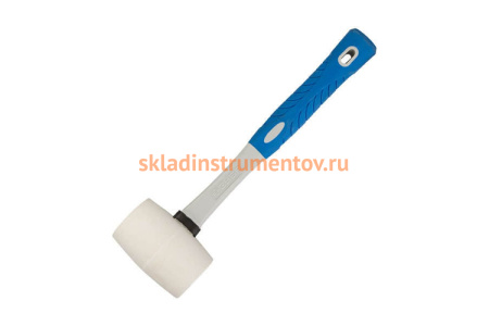 Киянка с фиберглассовой ручкой ЗУБР ПРОФЕССИОНАЛ резиновая белая, 230г 20531-230_z02