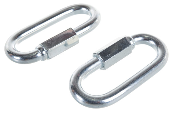 Карабин винтовой оцинкованный с муфтой 10 шт. (10 мм; ТФ5) Зубр 4-304535-10 Карабин винтовой оцинкованный с муфтой 10 шт. (10 мм; ТФ5) Зубр 4-304535-10