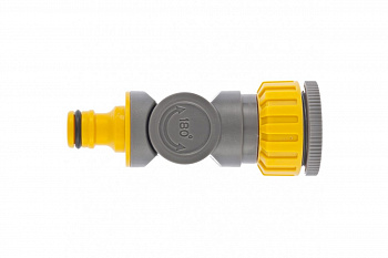 Соединитель штуцерный с внутренней резьбой 1/2"-3/4", с шарниром PALISAD LUXE 66247