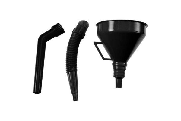 Воронка с гибким и угловым наконечником VOREL 135 мм 83002