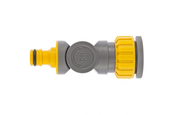 Соединитель штуцерный с внутренней резьбой 1/2"-3/4", с шарниром PALISAD LUXE 66247