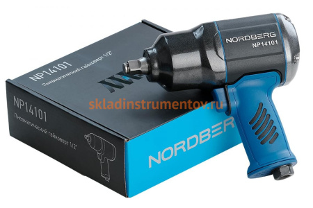 Ударный пневмогайковерт NORDBERG 1/2", 1300 Нм NP14101