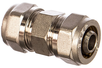 Муфта соединительная (16х2 мм; цанга-цанга) для трубопровода Зубр 51400-16