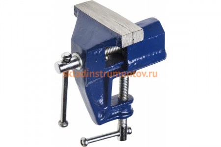 Настольные тиски с винтовым зажимом DEXX 75 мм 32473-75