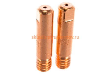 Наконечник токопроводящий (E-Cu для Al; М6х25; 0.8 мм) для горелок MIG/MAG Сварог ICU0003-58