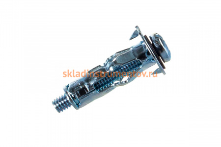 Оцинкованный анкер для пустотелых конструкций Зубр с винтом PH2&SL, М4x21x5мм, ТФ2, 300шт 4-302472-04-020