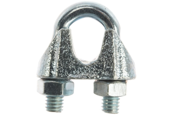 Зажим троса DIN 741 оцинкованный 60 шт. (8 мм; ТФ5) Зубр 4-304415-08 Зажим троса DIN 741 оцинкованный 60 шт. (8 мм; ТФ5) Зубр 4-304415-08