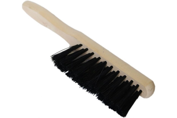 Трехрядная щетка-сметка с деревянной ручкой 280 мм SANTOOL 080514-028-003