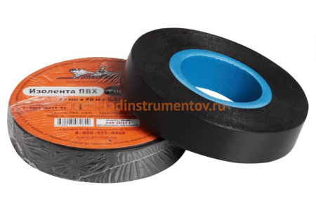 Изолента ПВХ Airline черная, 15 мм х 20 м AIT-P-08