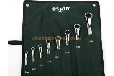 Набор накидных ключей 8шт Sata 08011