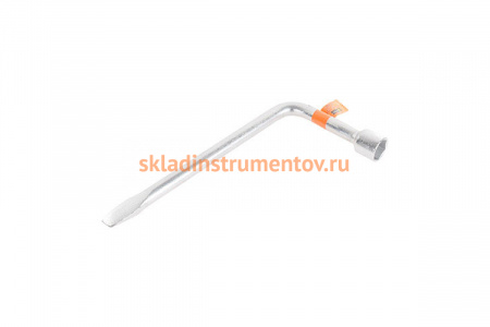 Баллонный Г-образный ключ 22мм L=350мм с лопаткой ЭВРИКА ER-34022