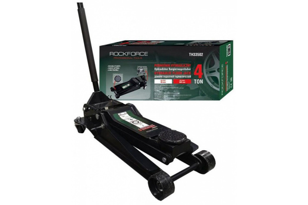 Подкатной гидравлический двухпоршневой домкрат ROCKFORCE 4 т RF-TH33502