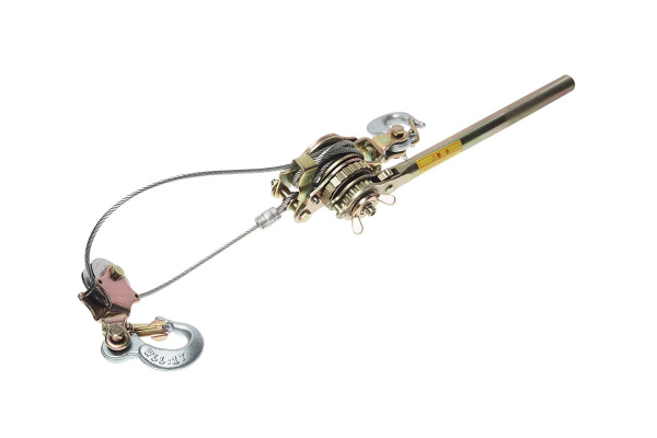 Рычажная лебедка 1т диаметр троса - 4.8мм, длина - 2,2м ROCKFORCE RF-TRK-1000