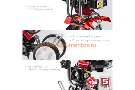 Бензиновый культиватор ЗУБР МКЛ-100