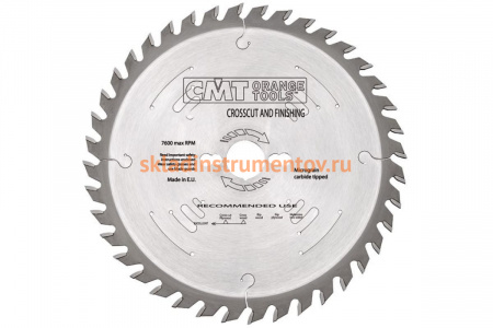 Диск пильный по дереву (350х30х3.5/2.5 мм; Z=54) CMT 285.054.14M