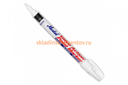 Маркер-краска Markal Valve Action, промышленный, универсальный, 3 мм, белый 96820