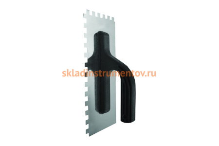 Гладилка 270х130мм (нержавеющая, зубчатая) 4мм Biber 35312 тов-048209