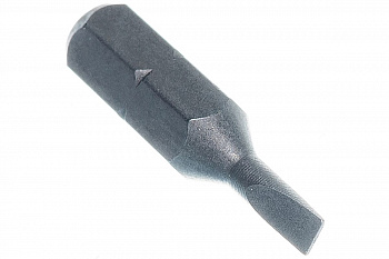 Вставка бита торцевая 1/4", Slotted, 3х0,5 мм, L=25 мм KING TONY 102503S1