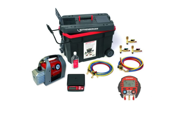 Набор для заполнения ROCADDY 120 DYGITAL с цифровым коллектором ROTHENBERGER 1000002561