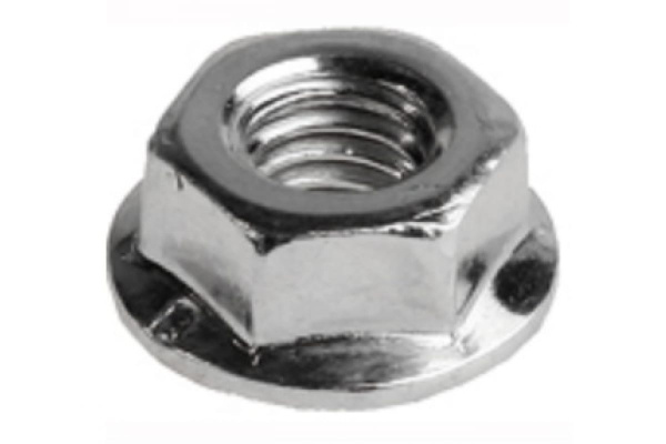 Гайка шестигранная DIN 6923 оцинкованная с фланцем 6 шт. (М8; ТФ6) Зубр 4-303636-08