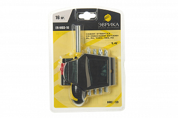 Отвертка-вороток с набором бит ЭВРИКА держатель, 1/4 ER-M03-16