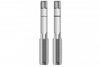 Набор метчиков из 2-х шт Bucovice Tools М 18 Шаг 1.5 мм HSS 140181