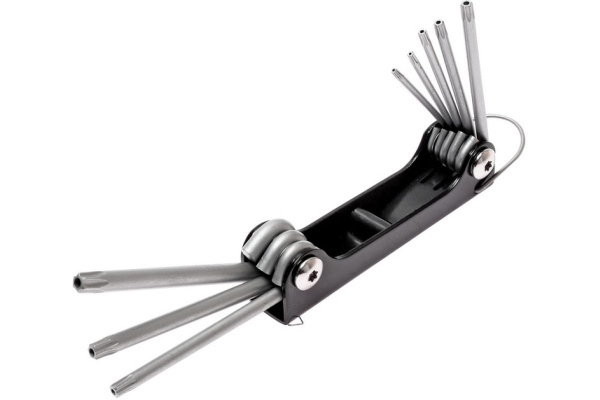 Набор складных ключей TORX Т9Н-Т40Н с отверстием 8шт JTC-3503