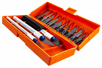 Набор ножей для резьбы по дереву, 13 лезвий РемоКолор 40-3-916