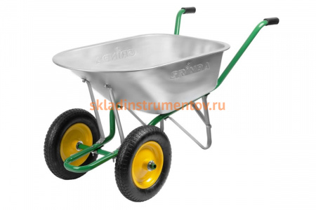 Садово-строительная тачка, 90 л, грузоподъемность 180 кг GRINDA 422397_z01