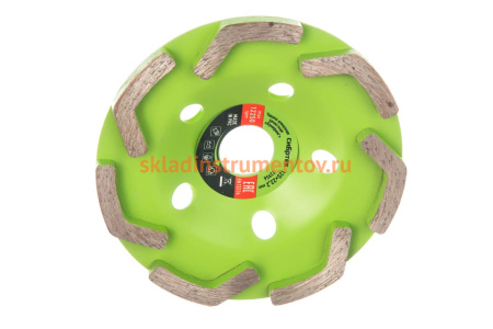 Чашка алмазная зачистная Бумеранг (125 мм; 22.2 мм) СИБРТЕХ 72956