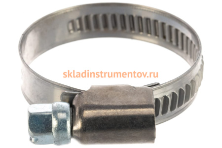 Ленточный червячный хомут 020-035мм JTC-ZN35