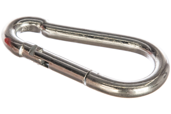 Карабин ЗУБР DIN 5299С, 8мм, 1 шт, оцинкованный, 304546-08 Карабин ЗУБР DIN 5299С, 8мм, 1 шт, оцинкованный, 304546-08