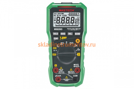 Цифровой автоматический мультиметр Mastech MS8250D TRUE RMS, USB 00-00000758