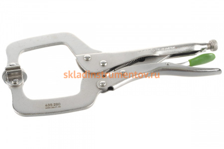 Зажим с фиксацией Дело Техники С-тип, 280 мм 435280