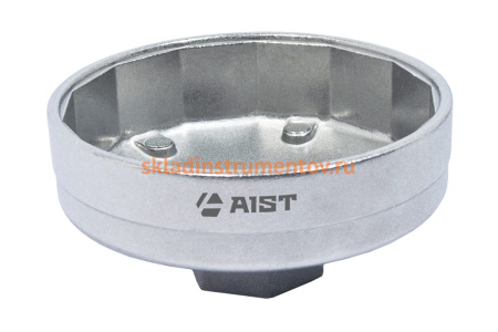 Съемник (ключ) масляного фильтра "чашка" 75мм 15-гр. AIST 67250221-4 00-00010473