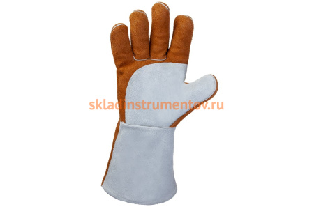 Перчатки сварщика Jeta Safety Ferrus Active 10, с крагой, цвет коричневый/оранжевый, JWK401-XL Перчатки сварщика Jeta Safety Ferrus Active 10, с крагой, цвет коричневый/оранжевый, JWK401-XL