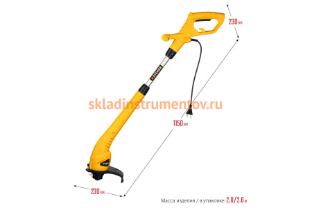 Сетевой триммер STEHER 400 Вт TEL-25-400