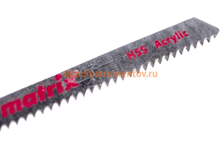 Полотна для электролобзика  по пластику, 100х72 мм, 2 мм, 3 шт. MATRIX 78232