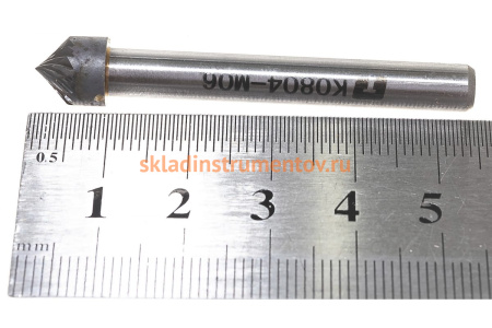 Борфреза твердосплавная зенкер 90 град. с двойной насечкой (8х4 мм; хвостовик 6 мм) ПНЕВМО-ТРЕЙД K0804-M06