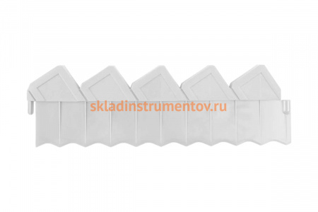 Ограждение для клумб Grinda 288 см, белое 8-422305_z01