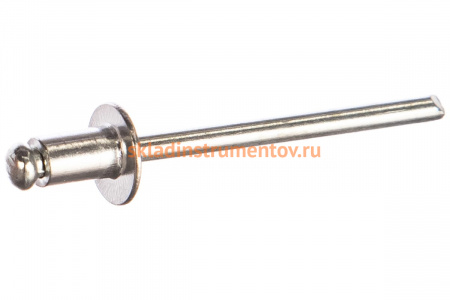 Заклепки алюминиевые (50 шт в упк; 4х6 мм) КЕДР 081-4006 28719