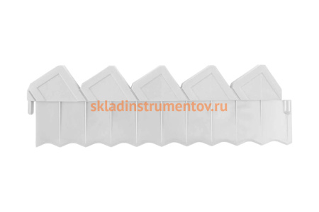 Ограждение для клумб Grinda 288 см, белое 8-422305_z01