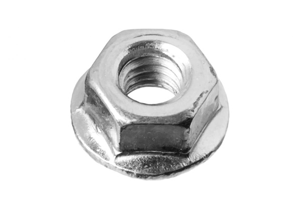 Гайка с фланцем ЗУБР DIN 6923, M12, 5 кг, (примерно 263 шт.) кл. пр. 8, оцинкованная, 303630-12